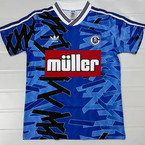 1993-1994 Schalke 04 Home Retro Soccer Jersey