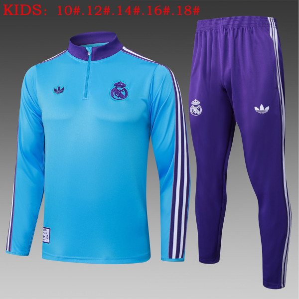 25-26 RMA High Quality Kids Half Pull Tracksuit