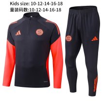 25-26 Bayern High Quality Kids Half Pull Tracksuit 25-26 Bayern High Quality Kids Half Pull Tracksuit