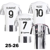 25-26 JUV Home Long sleeves Fans Soccer Jersey（长袖）