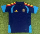 25-26 Spain Blue Fans Training shirts