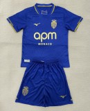 25-26 Monaco Away Kids Soccer Jersey