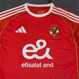 25-26 AL AHLY SC Home Fans Soccer Jersey 1:1 Thai Quality