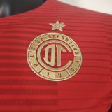 25-26 Toluca Home Player Version Soccer Jersey 1:1 Thai Quality*带星
