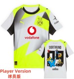25-26 Dortmund Away Player Version Soccer Jersey*印芝麻街字体