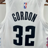 24-25 Nuggets GORDON #32 White City Edition Top Quality Hot Pressing NBA Jersey