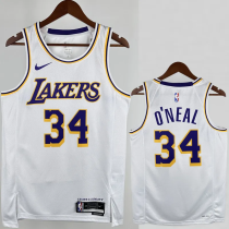 22-23 LAKERS O'NEAL #34 White Top Quality Hot Pressing NBA Jersey 22-23 LAKERS O'NEAL #34 White Top Quality Hot Pressing NBA Jersey