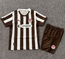 25-26 St. Pauli Home Kids Soccer Jersey