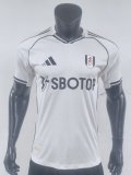 25-26 Fulham Home Player Version Soccer Jersey 1:1 Thai Quality