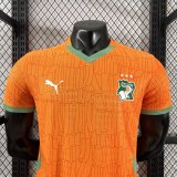 25-26 Cote d'Ivoire Home Player Version Soccer Jersey