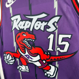 25-26 Raptors CARTER #15 Purple Retro Top Quality Hot Pressing NBA Jersey