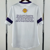 2026 LAKERS White Retro High Quality Casual T-Shirt #MN