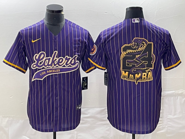 2025 MLB Los Angeles Lakers New Pattern Jersey
