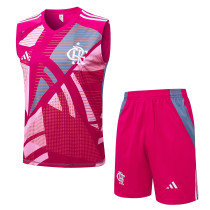 25-26 Flamengo High Quality Tank Top And Shorts Suit