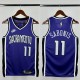 24-25 KINGS SABONIS #11 Purple Retro Top Quality Hot Pressing NBA Jersey(V领）