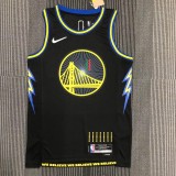 21-22 Warriors THOMPSON #11 'Mexico' Black City Edition Top Quality Hot Pressing NBA Jersey
