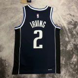 22-23 Dallas Mavericks IRVING #2 Black Top Quality Hot Pressing NBA Jersey (Trapeze Edition)