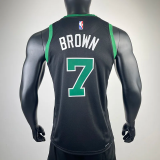 22-23 CELTICS BROWN #7 Black Top Quality Hot Pressing NBA Jersey (Trapeze Edition)