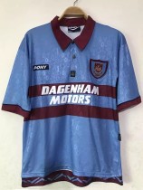 1995-1997 West Ham Away Retro Soccer Jersey 1995-1997 West Ham Away Retro Soccer Jersey