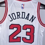 2023 BULLS JORDAN #23 White Top Quality Hot Pressing Kids NBA Jersey