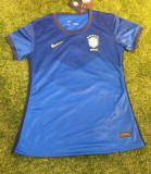 2021 Brazil Away Women Retro Soccer Jersey