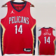 22-23 Pelicans INGRAM #14 Red Top Quality Hot Pressing NBA Jersey (Trapeze Edition)