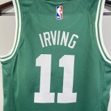 2023 CELTICS IRVING #11 Green Top Quality Hot Pressing Kids NBA Jersey