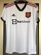 22-23 Man Utd Away White Fans Soccer Jersey