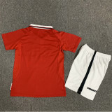 1999-2000 Man Utd Home Retro Kids Soccer Jersey