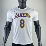 2023 LAKERS BRYANT #8 White Quick drying T-shirt