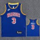 Warriors POOLE #3 Blue 75th Anniversary Retro NBA Jersey