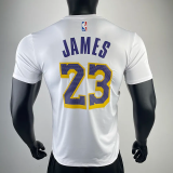 2023 LAKERS JAMES #23 White Quick drying T-shirt