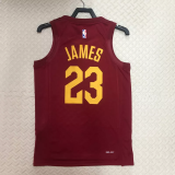 22-23 Cleveland Cavaliers JAMES #23 Red Top Quality Hot Pressing NBA Jersey