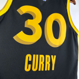 23-24 WARRIORS CURRY #30 Black City Edition Top Quality Hot Pressing NBA Jersey