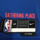 22-23 BUCKS ANTETOKOUNMPO #34 Blue City Edition Top Quality Hot Pressing NBA Jersey