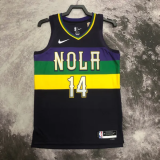 22-23 Pelicans INGRAM #14 Black City Edition Top Quality Hot Pressing NBA Jersey