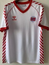 1984 Norway White Retro Soccer Jersey 1984 Norway White Retro Soccer Jersey