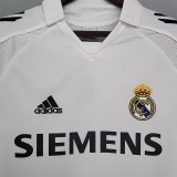 2005-2006 RMA Home Long Sleeve Retro Soccer Jersey