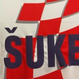 1998 Croatia Home Red And White Retro Soccer Jersey