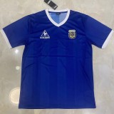 1986 Argentina Away Retro Soccer Jersey