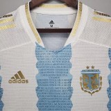 21-22 Argentina Home Maradona Commemorative Edition Soccer Jersey