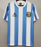 1986 Argentina Home Retro Soccer Jersey