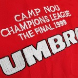 1999-2000 Man Utd Home Long Sleeve Retro Soccer Jersey(决赛版)