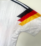 1990 Germany Home White Retro Soccer Jersey-Second version（第二版本）