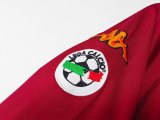 2000-2001 Roma Home Long Sleeve Retro Soccer Jersey