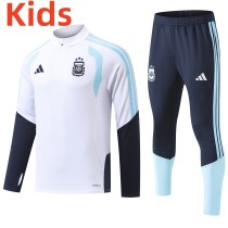 26-27 Argentina High Quality Kids Half Pull Tracksuit 26-27 Argentina High Quality Kids Half Pull Tracksuit