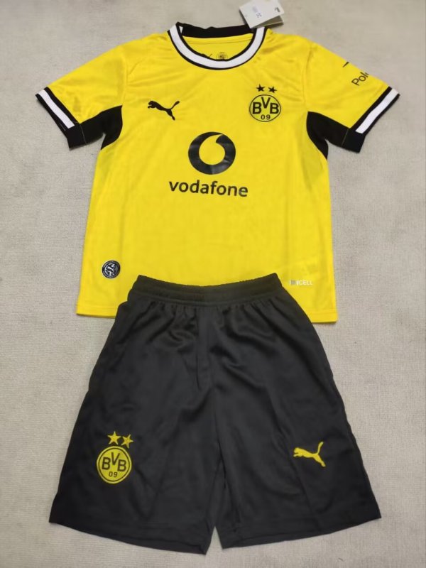 2026 Dortmund Home Kids Soccer Jersey