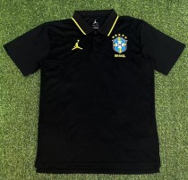 26-27 Brazil Black Polo Short Sleeve 26-27 Brazil Black Polo Short Sleeve