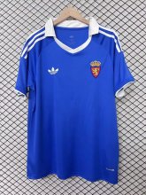 26-27 Zaragoza Blue Retro Version Fans Soccer Jersey