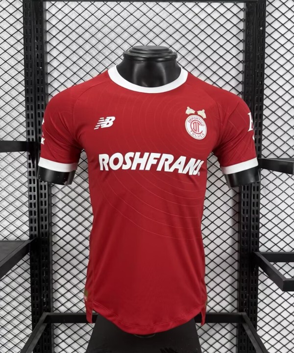 26-27 Toluca Red Special Edition Player Version Soccer Jersey